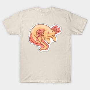 Albino Axolotl | Golden Axolotl T-Shirt